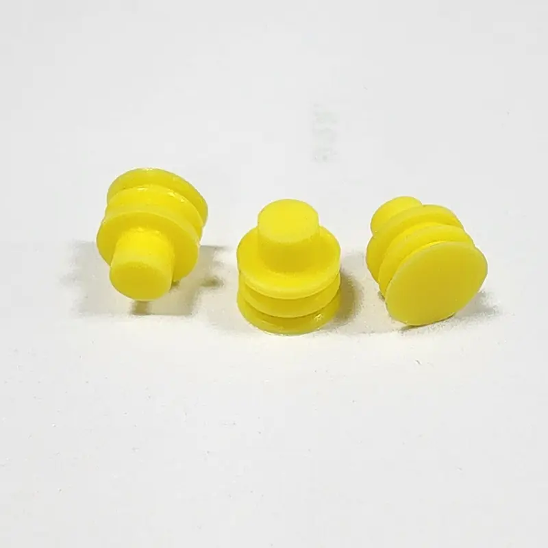 2.6mm 노란색 실리콘 씰 플러그